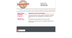 Desktop Screenshot of fairmountpizza.com